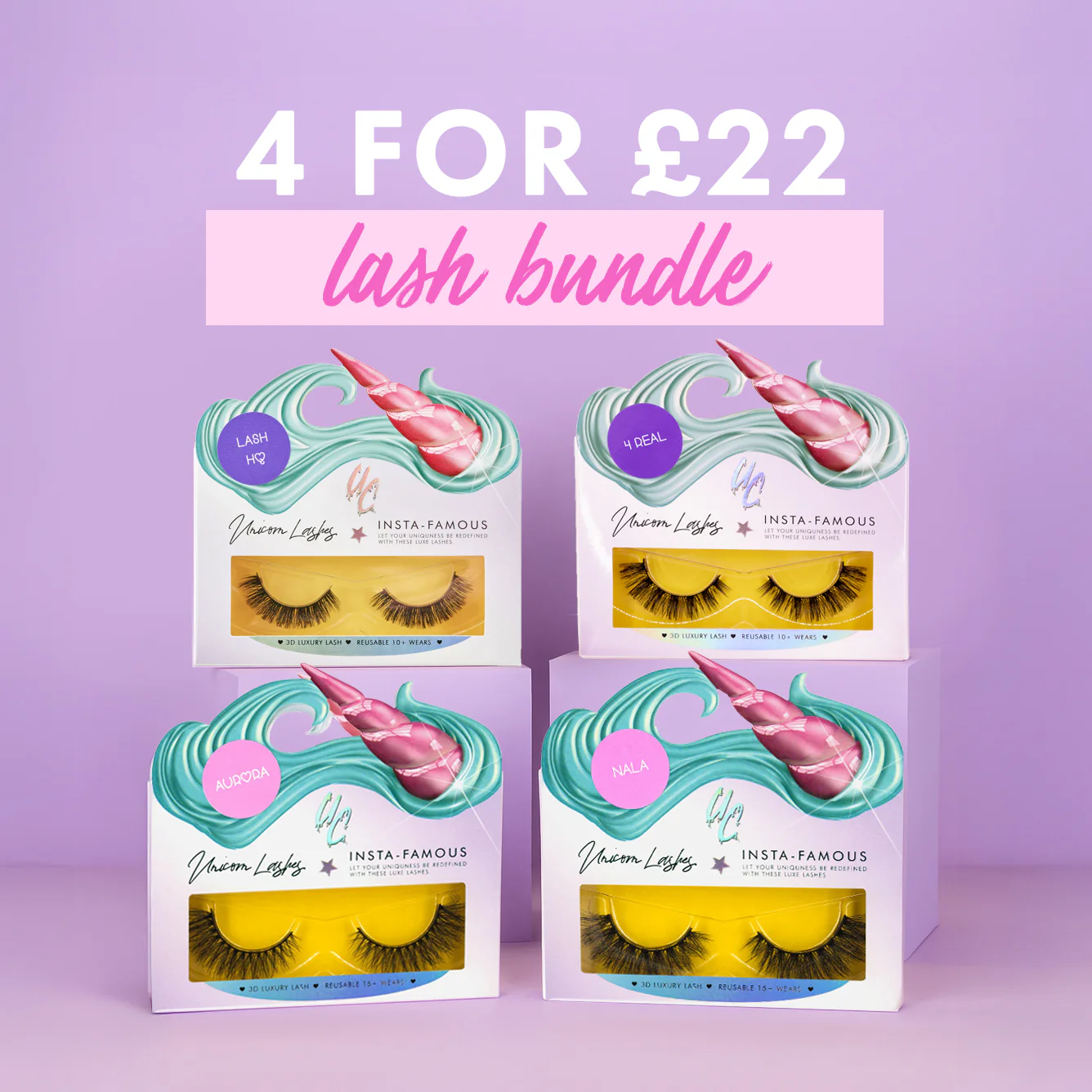 Save up to 60% lash bundles