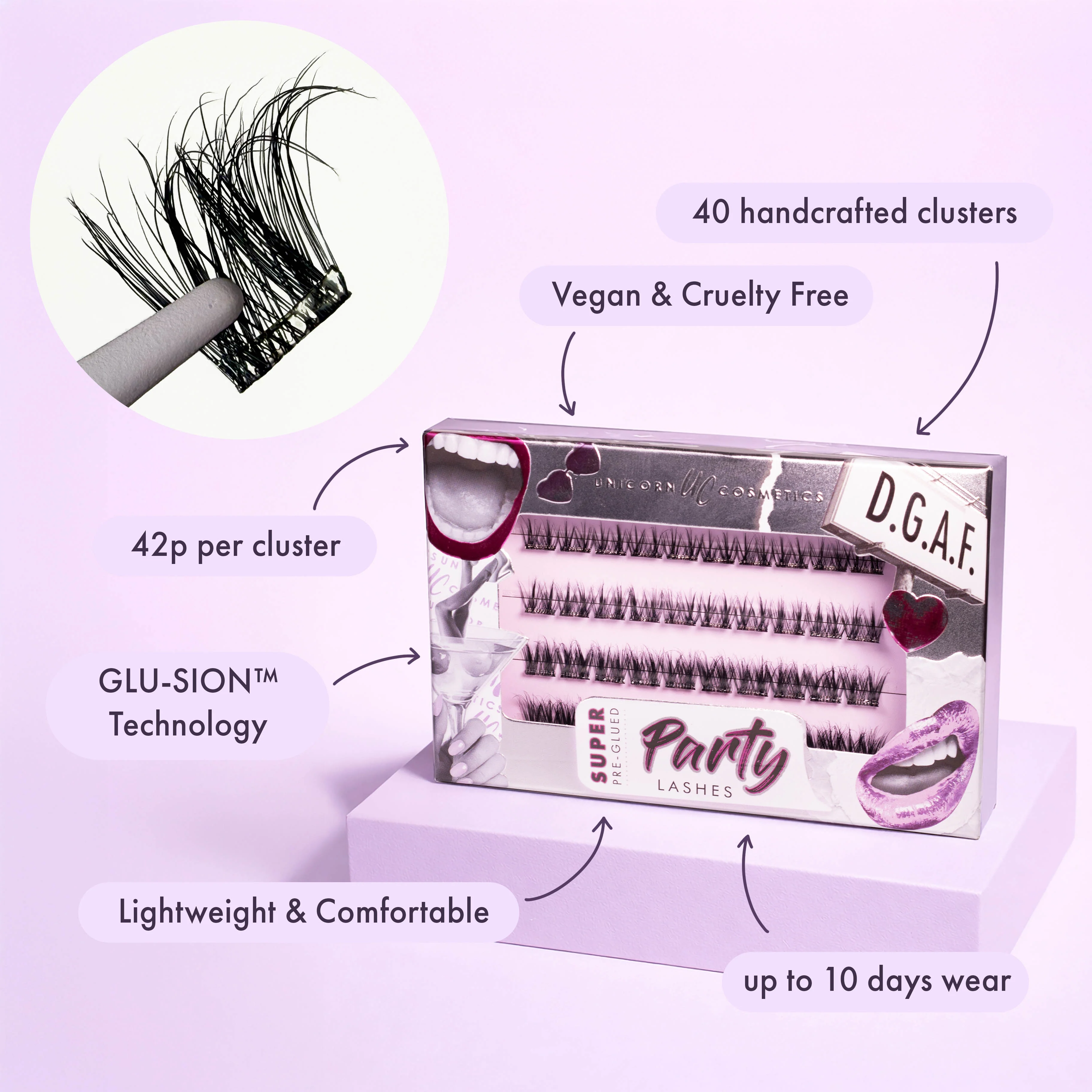 D.G.A.F Super Pre-Glued Lash Starter Kit - Image 10
