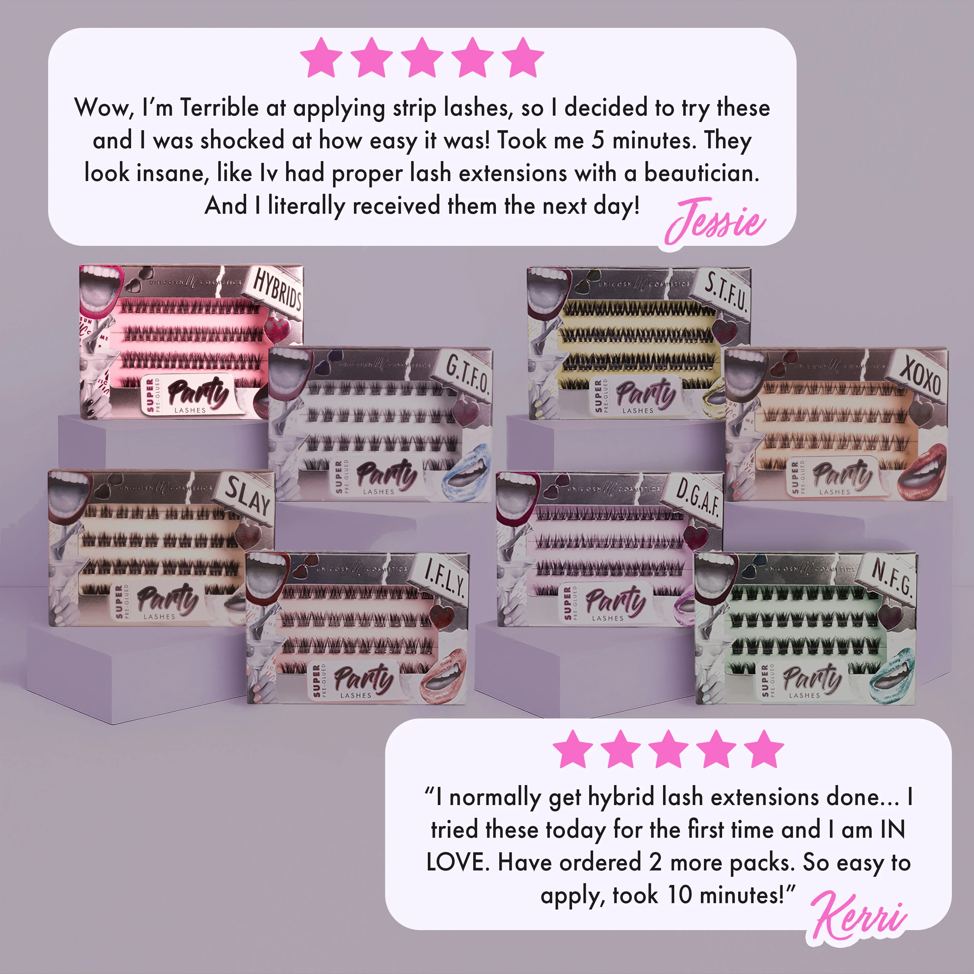 HYBRIDS Super Pre-Glued Lash Starter Kit - Image 11