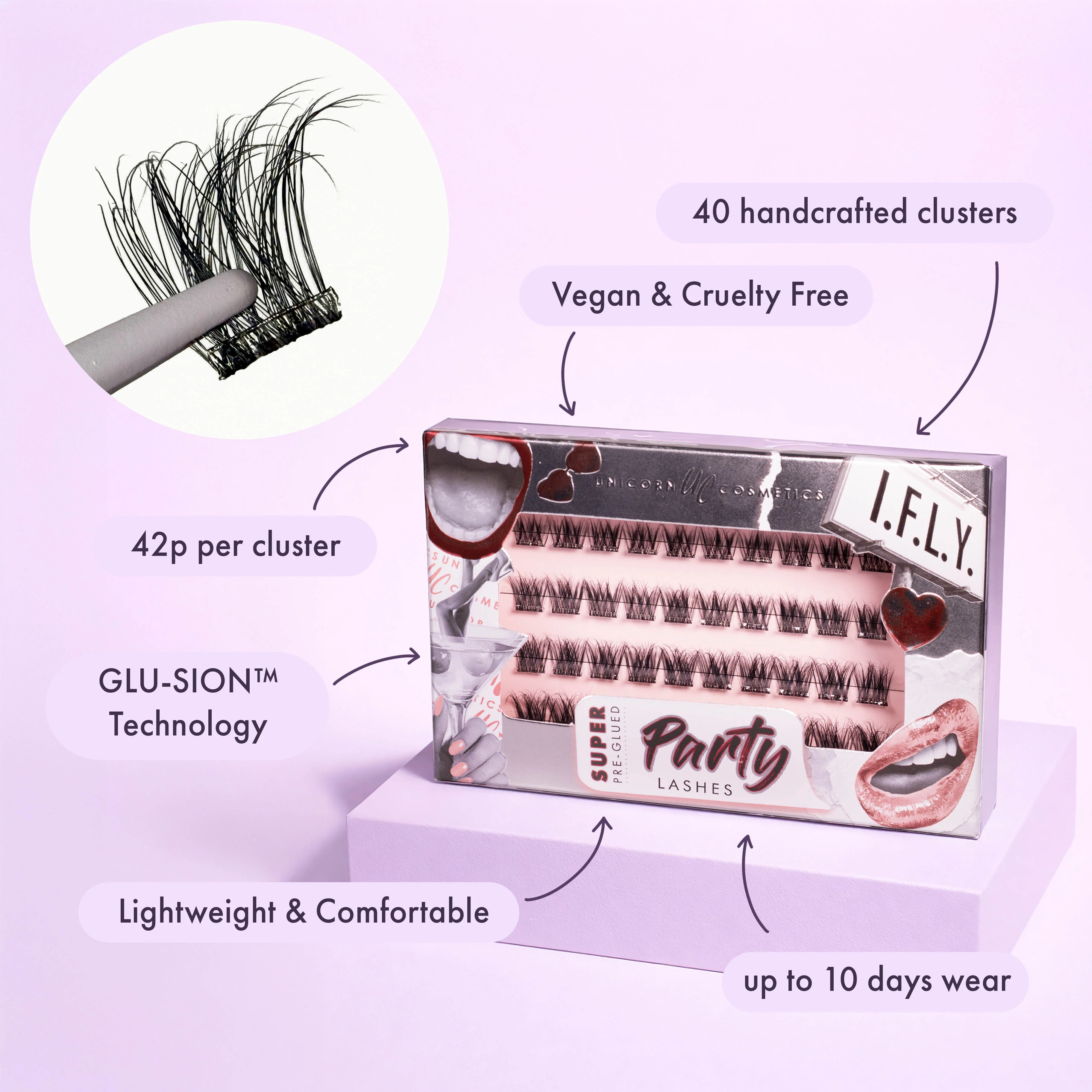 I.F.L.Y. Super Pre-Glued Lash Starter Kit - Image 10