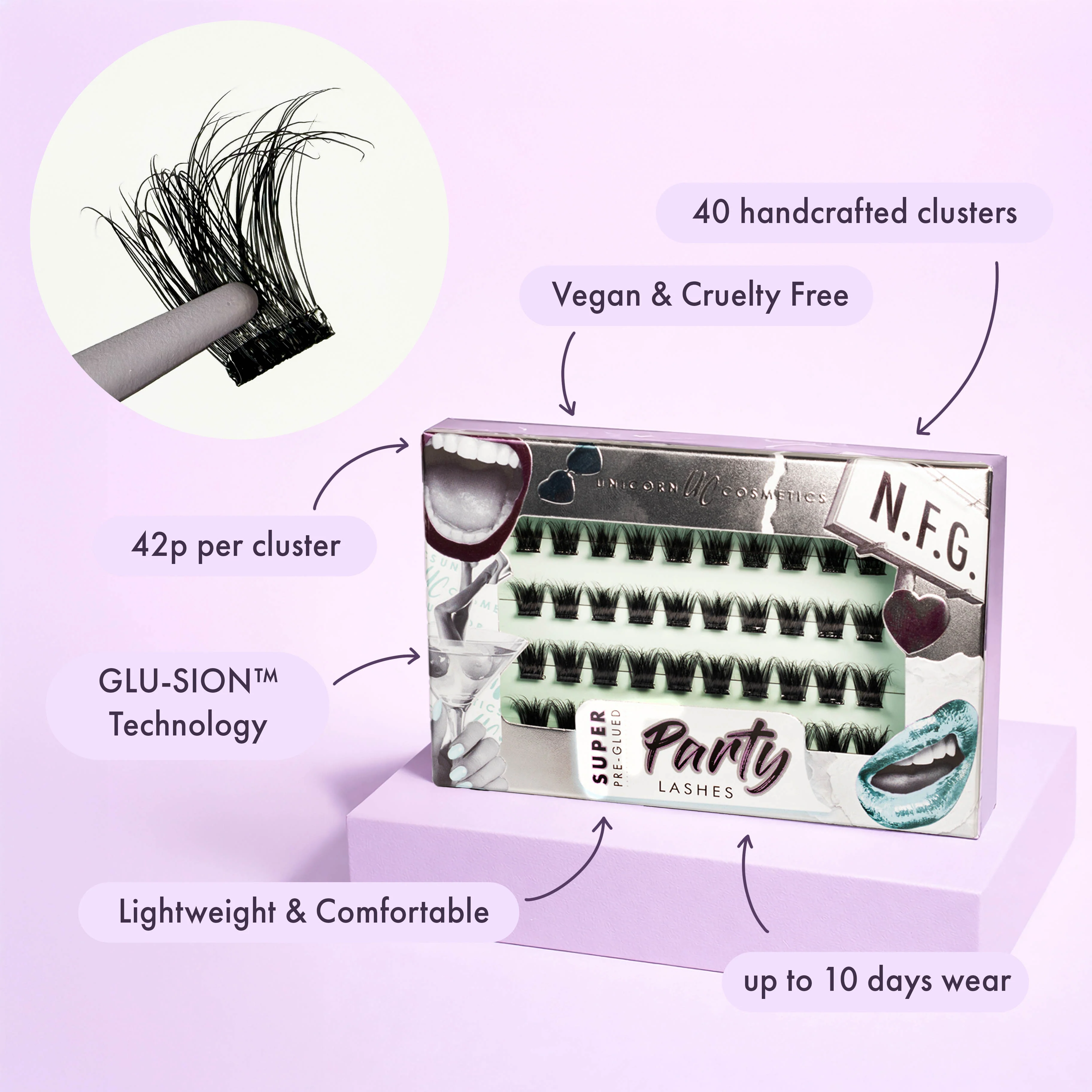 N.F.G. Super Pre-Glued Lash Starter Kit - Image 10