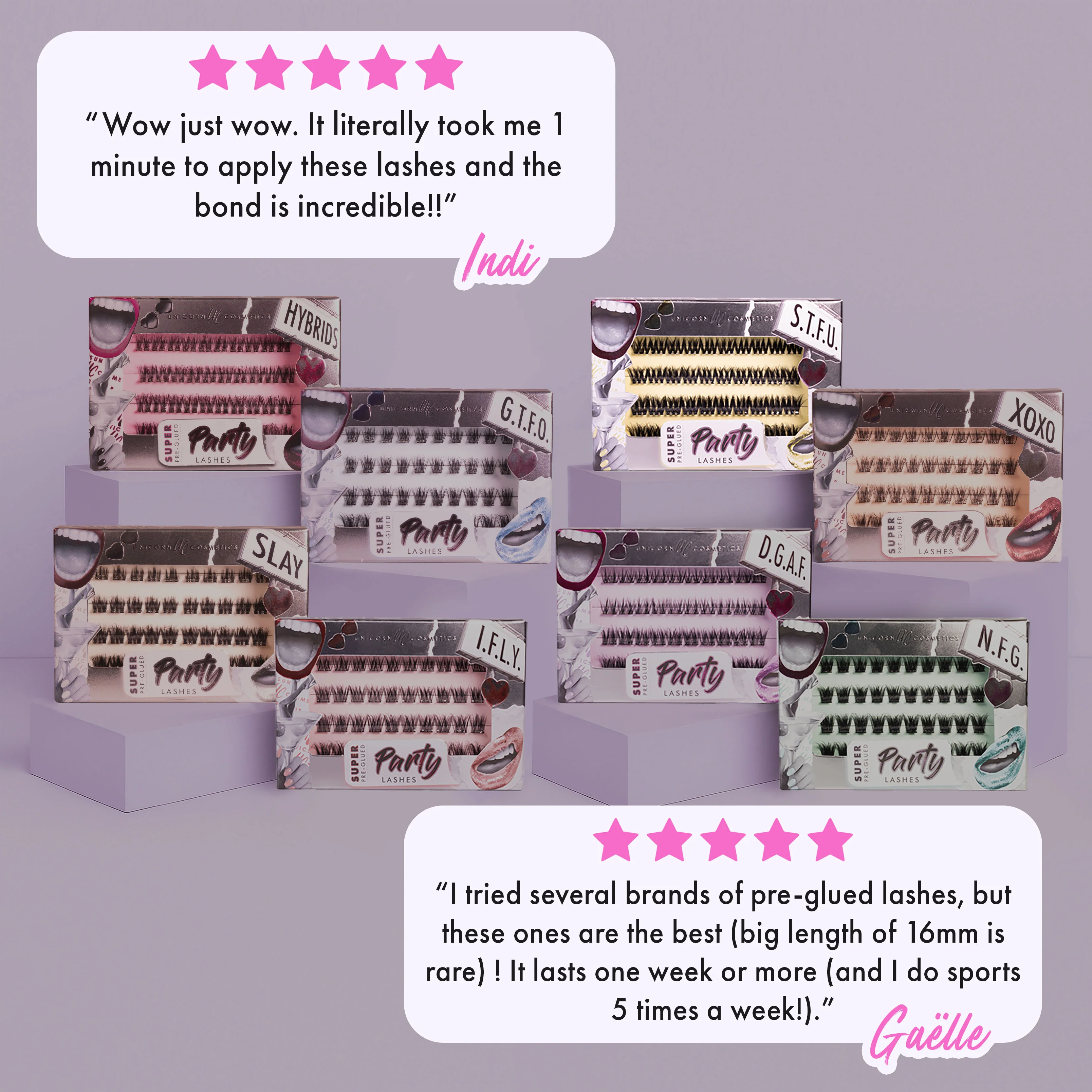 S.T.F.U. Super Pre-Glued Lash Starter Kit - Image 13