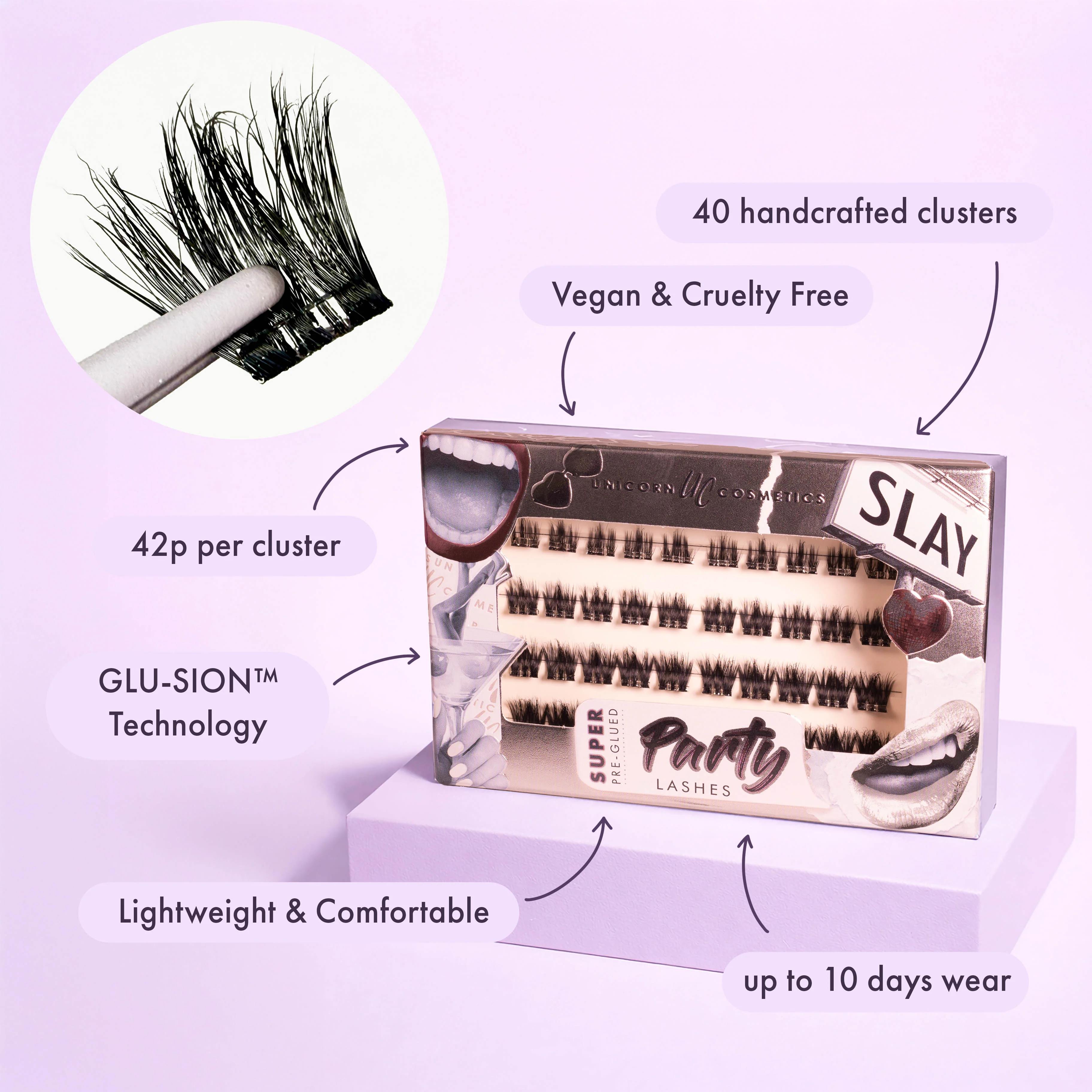 SLAY Super Pre-Glued Lash Starter Kit - Image 10